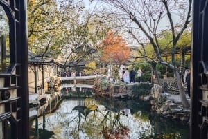 Viagem de Xangai ao Jardim Clássico e à Cidade Aquática de Suzhou