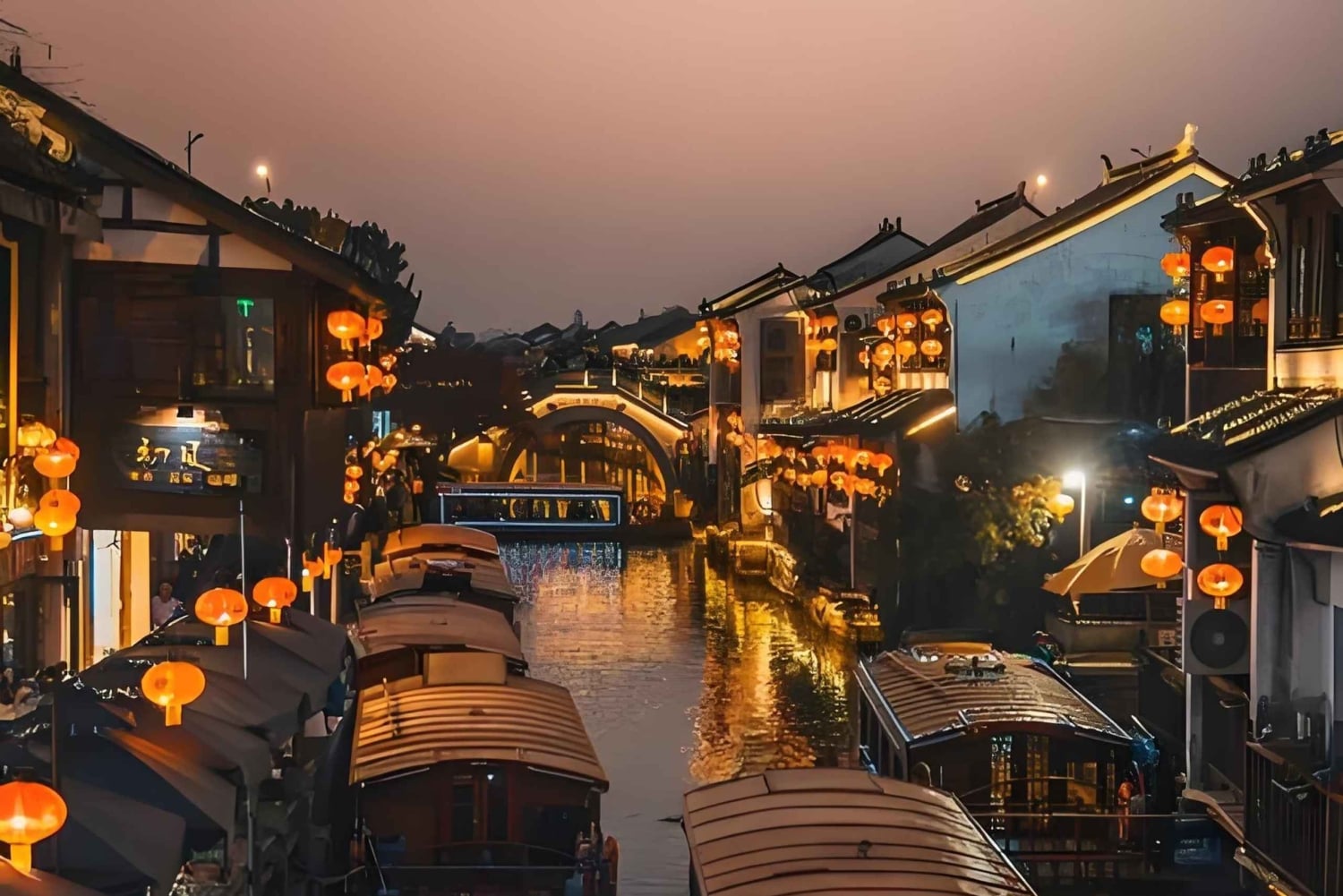 Fra Shanghai: Dagsudflugt til Suzhou med have og tempel