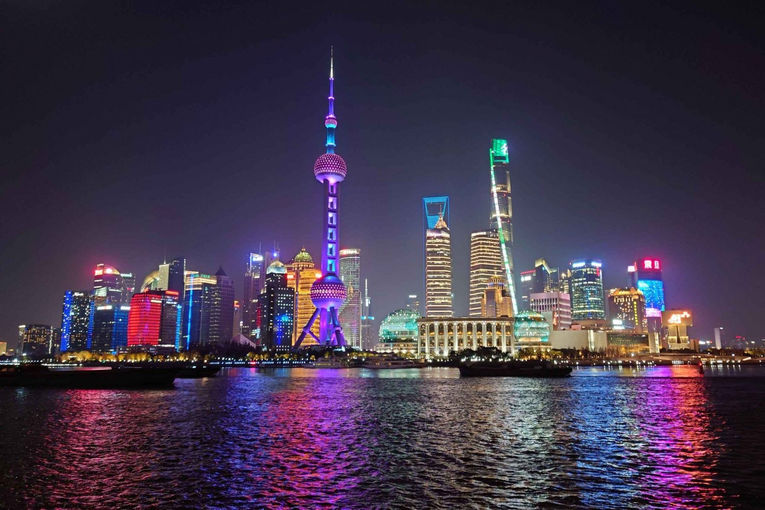 Shanghai: Huangpu River Evening Cruise Ticket