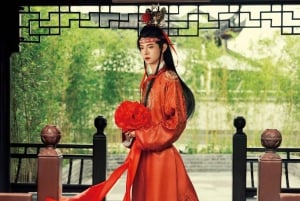 Shanghai: tour a piedi con servizio fotografico in hanfu