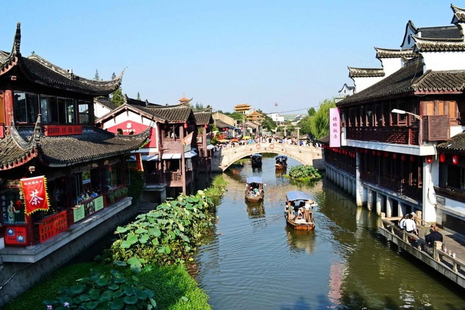 Yksityinen puolipäiväretki Qibaon muinaiseen vesikaupunkiin (Qibao Ancient Water Town)