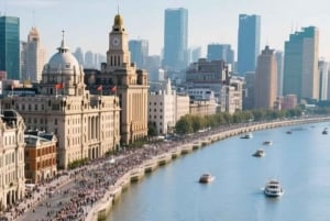 上海旧市街と新市街のハイライトを巡るプライベート1日シティツアー