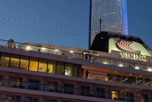 Shanghai: diner in het donker en nachtelijke cruise op de Huangpu-rivier
