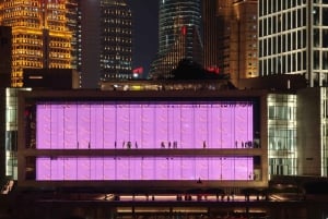 Shanghai: diner in het donker en nachtelijke cruise op de Huangpu-rivier