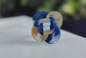 上海:竹編みジュエリー作り(ブローチ/イヤリング/リング)