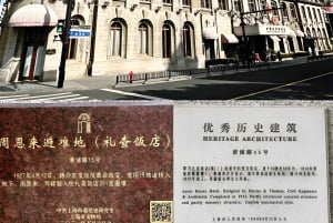 Shanghai: tour a piedi del Bund e dell'Astor House Hotel