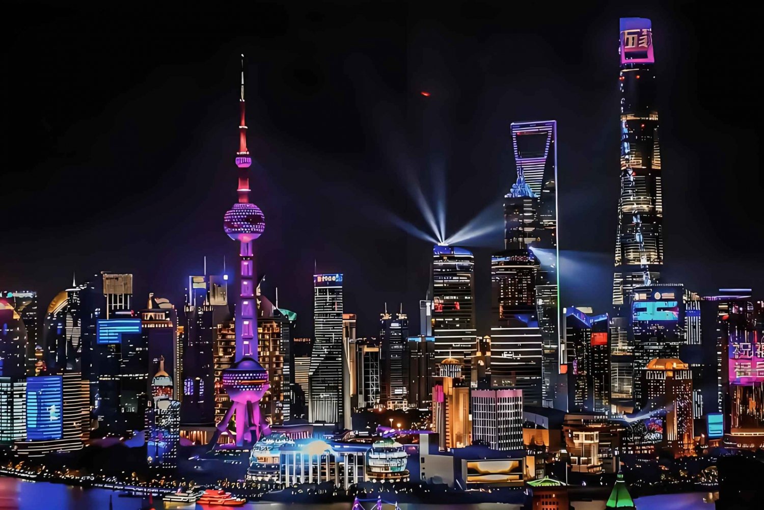 Shanghai By Night: Amazing River Cruise and Hot Pot Dinning