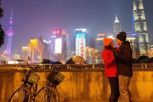 Shanghain viehättävä yö Pienryhmäpyöräretki