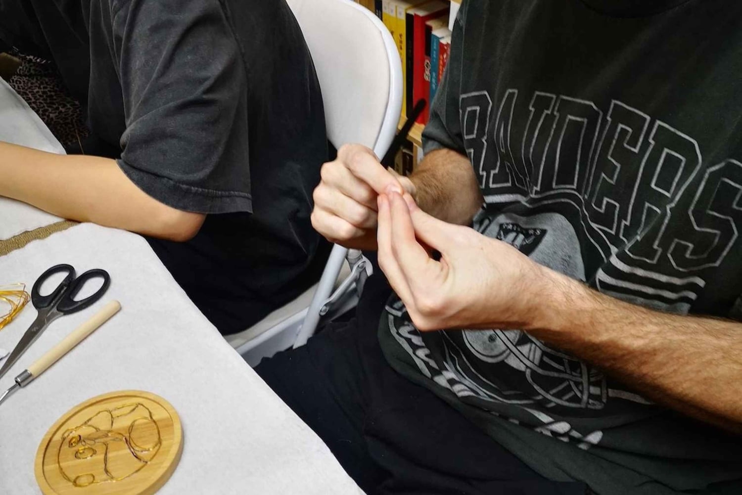 Xangai: Oficina de bases de copo com esmalte cloisonné