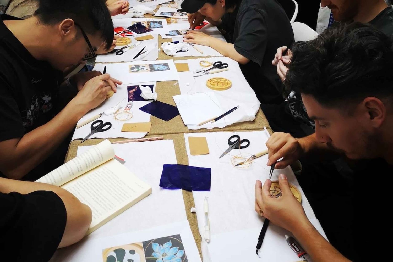 Xangai: Oficina de bases de copo com esmalte cloisonné