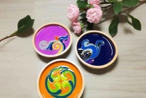 Xangai: Oficina de bases de copo com esmalte cloisonné