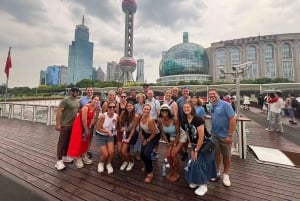 Dagsomvisning i Shanghai: privat bil/van + sjåfør + guide (inkl. billetter)