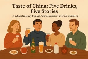 上海：フランス租界 ドリンク試飲ワークショップ（軽食付き）
