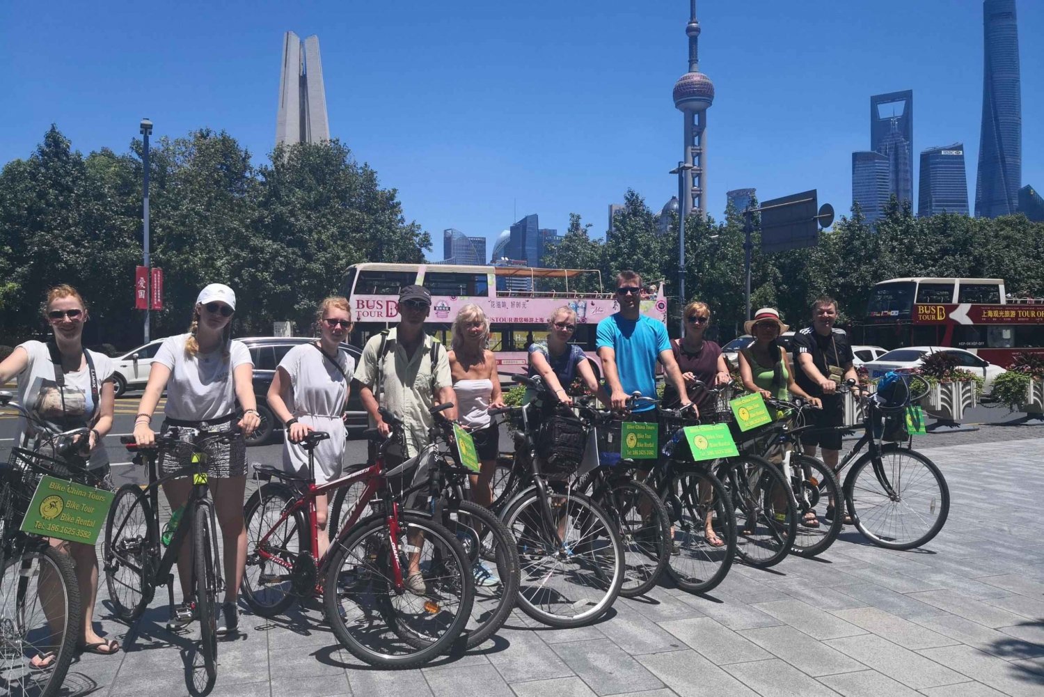 Shanghai: Tour Clásico en Bicicleta de Día Completo con un Almuerzo Auténtico
