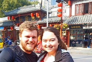 Shanghai: Halvdagsutflykt med cykling och matupplevelser