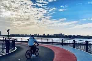 Tour de medio día en bici por la orilla este del río Huangpu en Shanghái