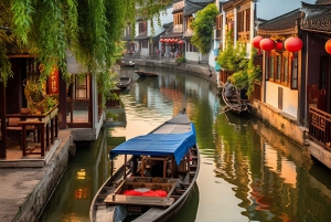 Desde Shanghai: Tour privado de Zhujiajiao con paseo en barco