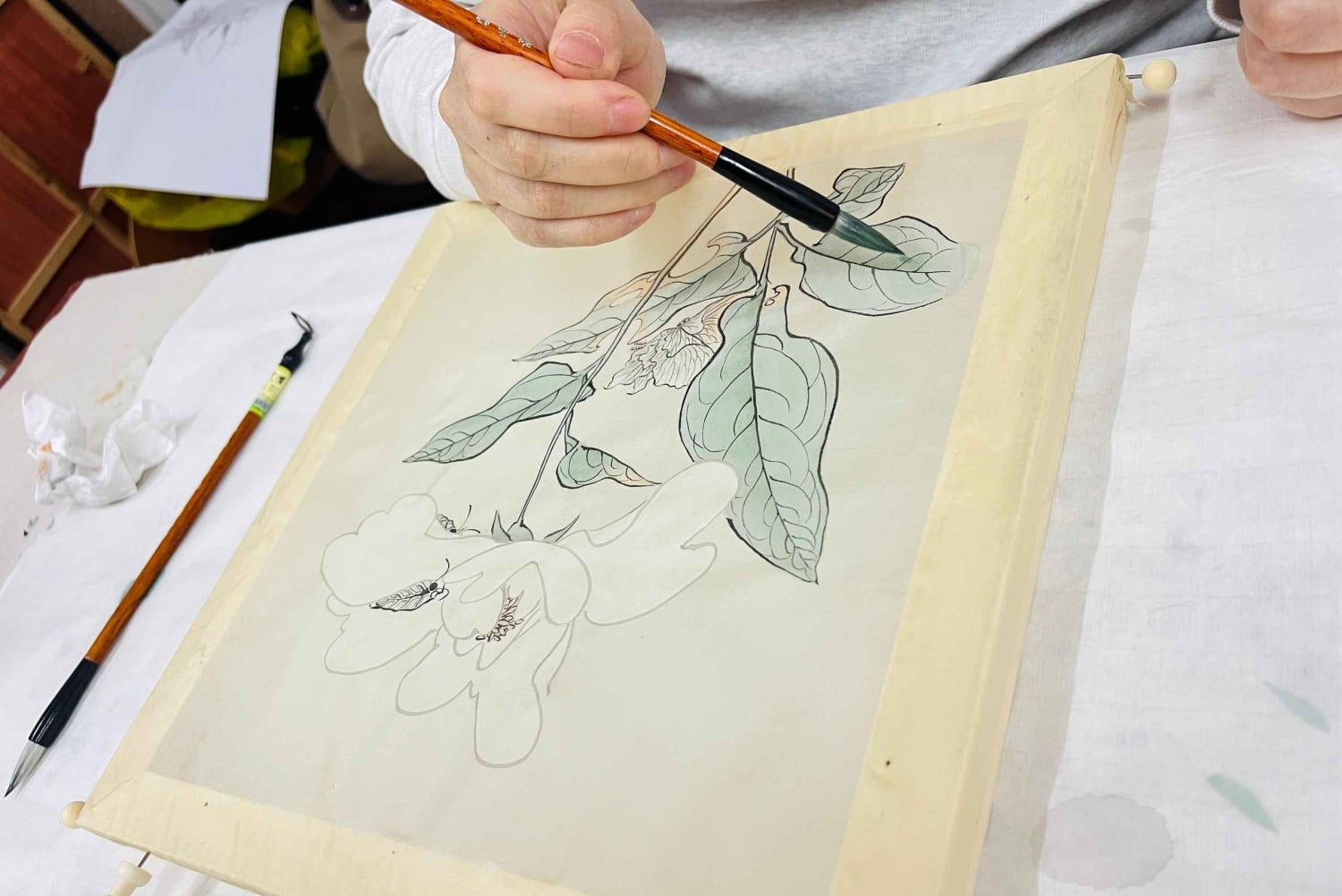 Shanghai: Hands-On Traditional Chinese Painting Workshop
