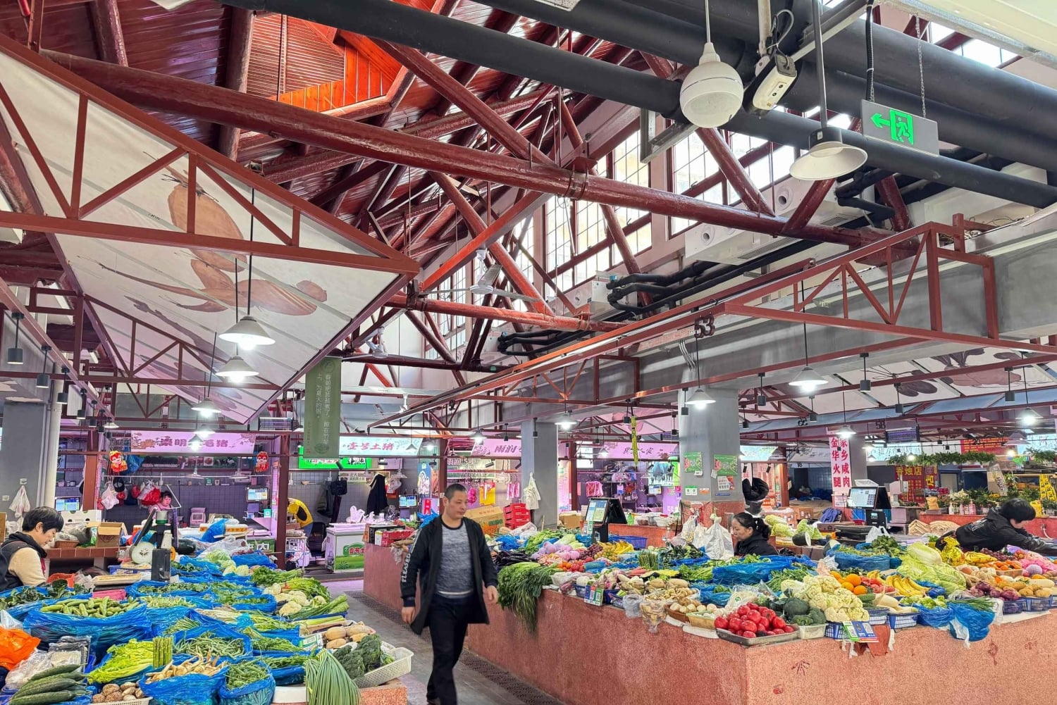 Shanghai: tour a piedi del mercato alimentare locale e del parco