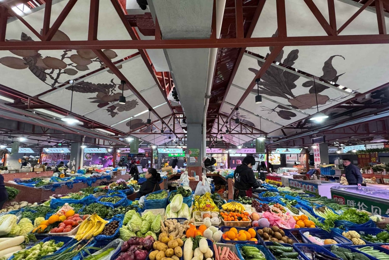 Shanghai: tour a piedi del mercato alimentare locale e del parco