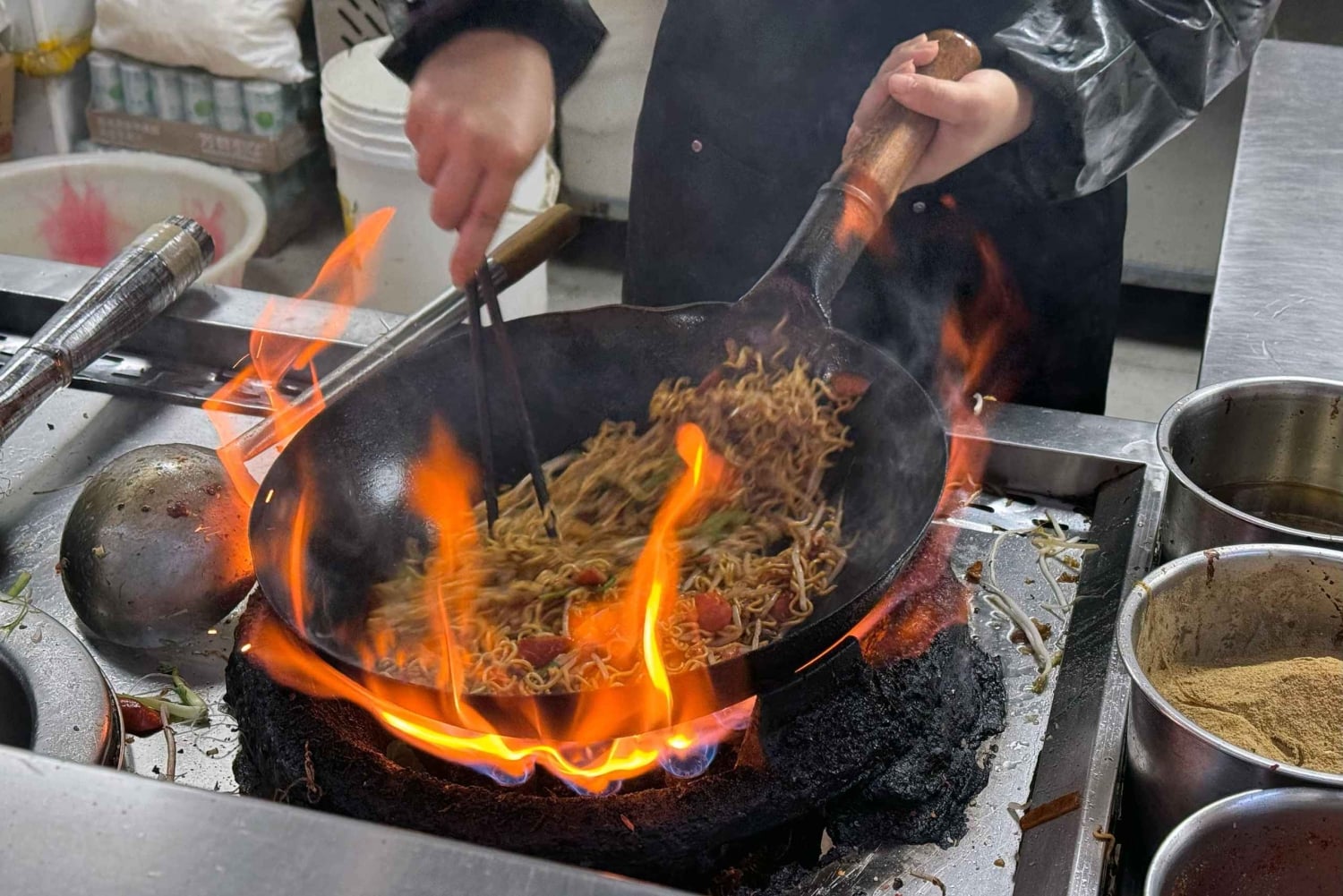 Shanghai: tour a piedi del mercato alimentare locale e del parco