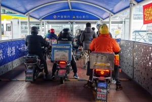 上海4時間ツアー：食、文化、スカイライン、サイクリング、フェリー