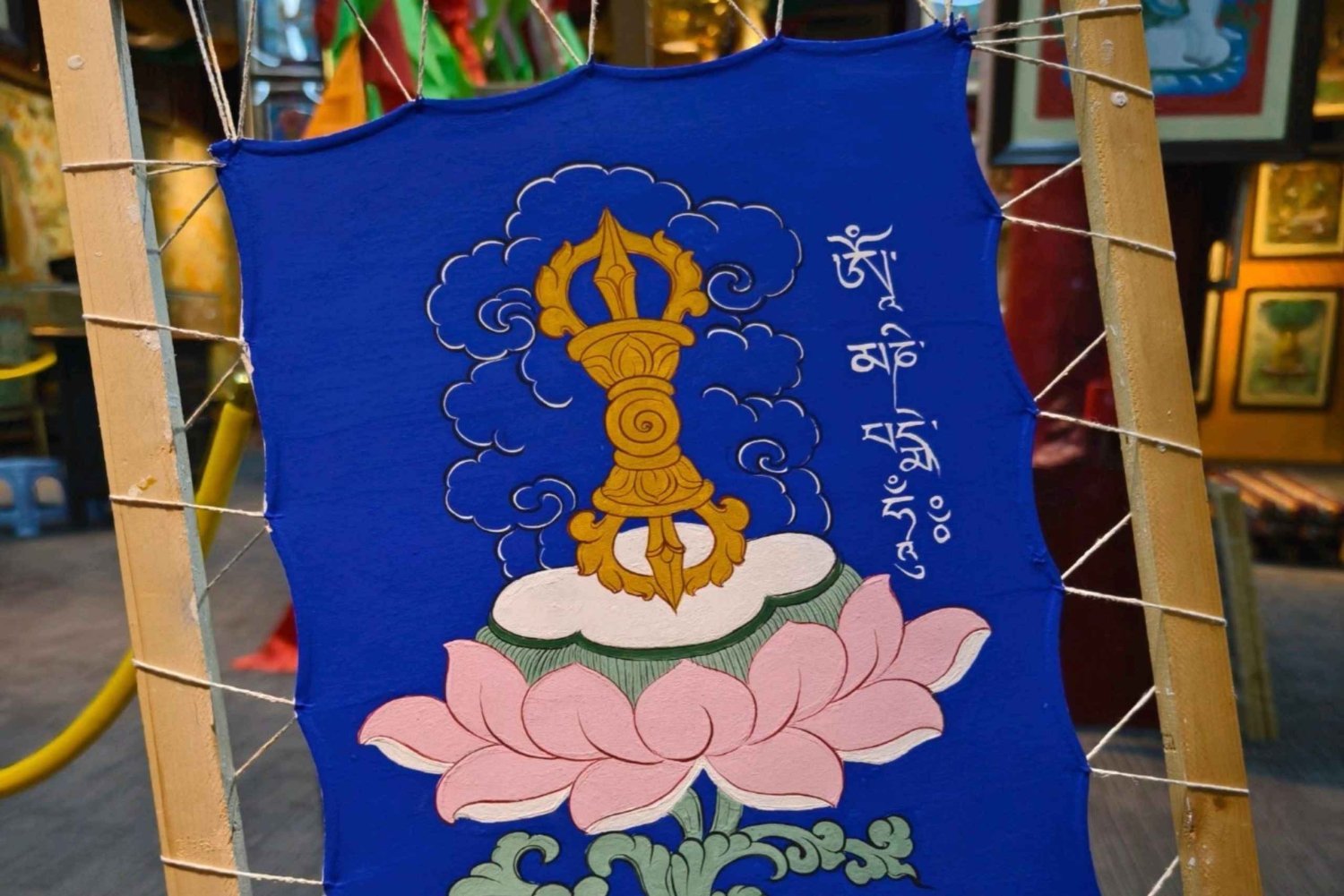 Shanghai: Esperienza d'arte Thangka Crea il tuo capolavoro personale