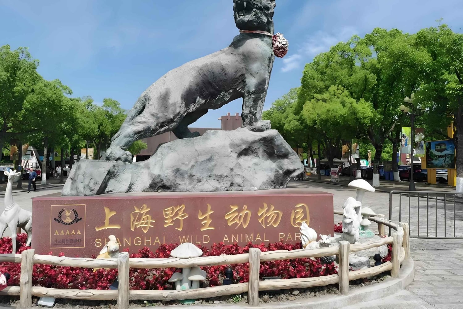 Tour de alimentación de pandas y depredadores en el Parque de Fauna de Shanghai
