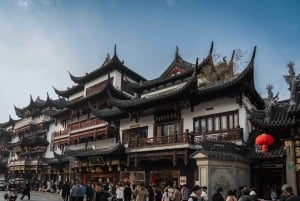 上海：ユユアン、シティゴッドテンプル旧市街ツアー（チップ制）