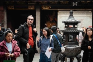 上海：ユユアン、シティゴッドテンプル旧市街ツアー（チップ制）
