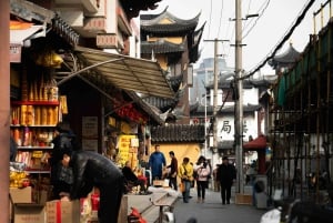 上海：ユユアン、シティゴッドテンプル旧市街ツアー（チップ制）