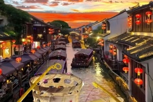 Shanghai: tour privato della città sull'acqua di Zhujiajiao con giro in barca