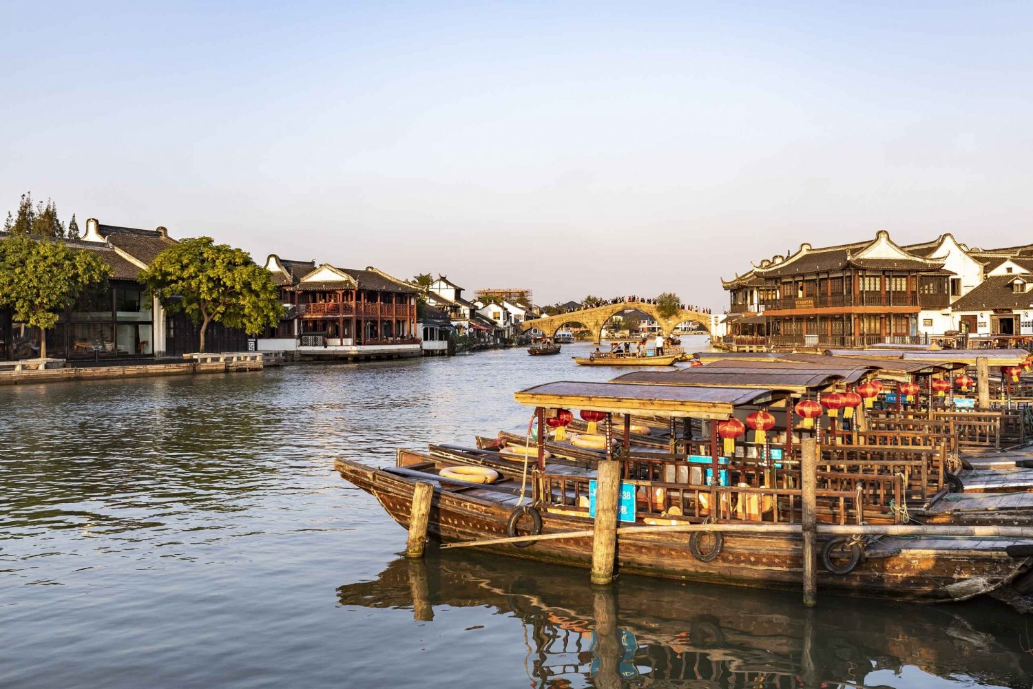 Xangai: Zhujiajiao Water Town com opção de transporte para o aeroporto