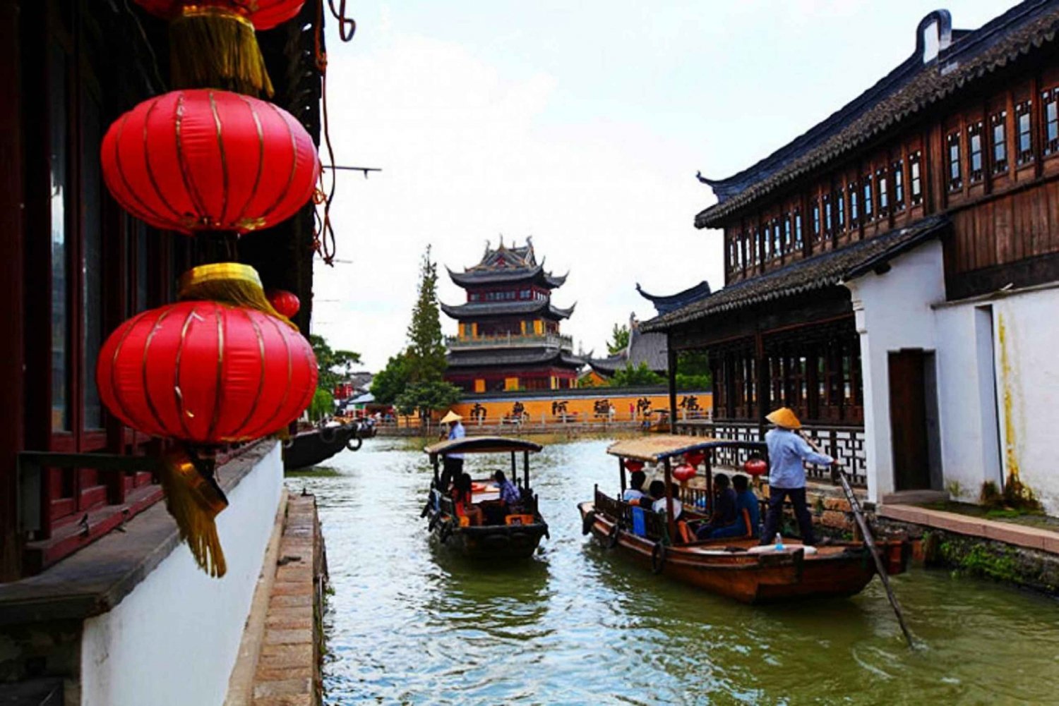 Zhujiajiao med privat skräddarsydd rundtur i Shanghai