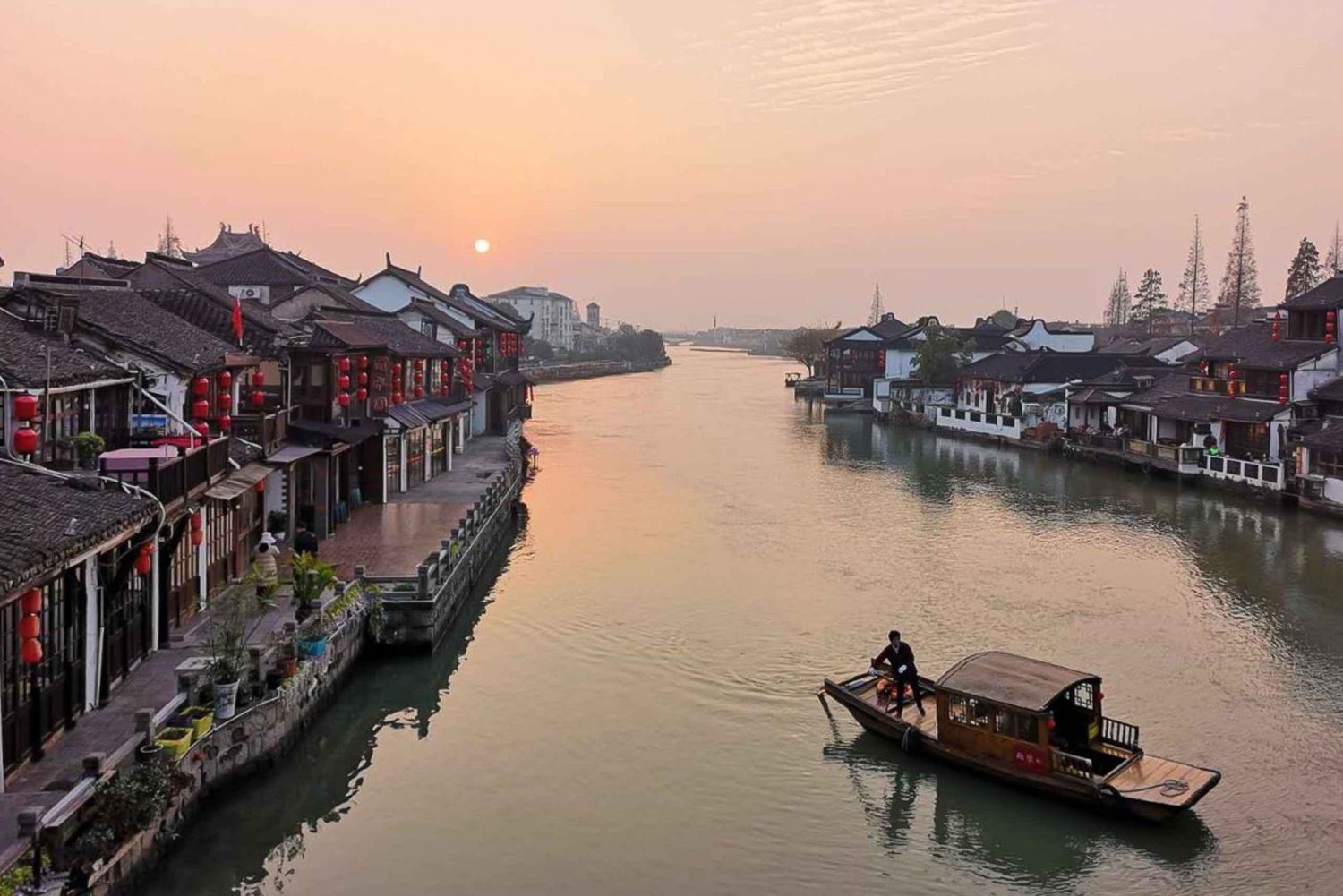 Das Wasserdorf Zhujiajiao: Private Tour von Shanghai aus