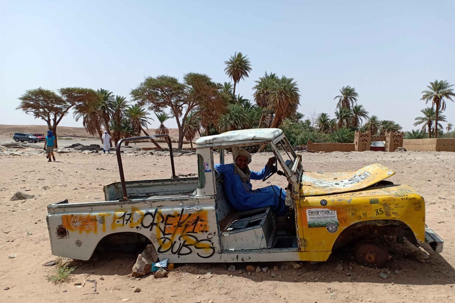 ИЗ МХАМИДА: Ночной тур по пустыне в Эрг-Чигага на верблюдах 4x4