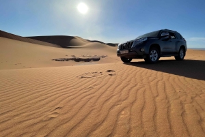 ИЗ МХАМИДА: Ночной тур по пустыне в Эрг-Чигага на верблюдах 4x4