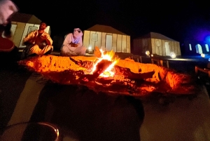 ИЗ МХАМИДА: Ночной тур по пустыне в Эрг-Чигага на верблюдах 4x4