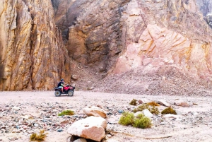 From Sharm: ATV Quad Tour Echo Mountain & Show and Dinner