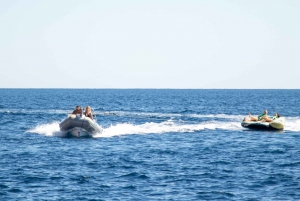 Depuis Sharm : Safari en quad, parachute ascensionnel, bateau en verre et sports nautiques