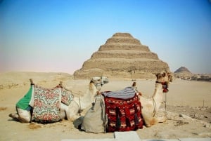 Sharm El-Sheikh: dagvullende tour naar Caïro en de piramides per bus