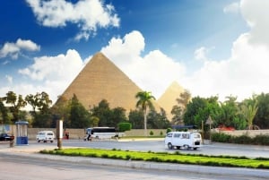 Sharm El-Sheikh: dagvullende tour naar Caïro en de piramides per bus