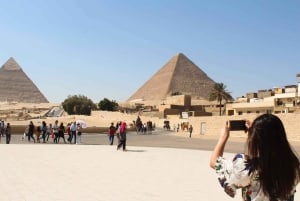 Sharm El-Sheikh: dagvullende tour naar Caïro en de piramides per bus