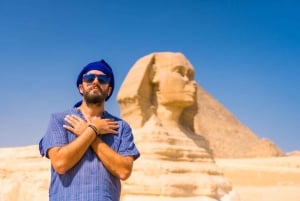 Sharm El-Sheikh: dagvullende tour naar Caïro en de piramides per bus