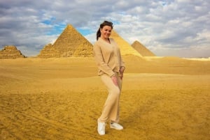 Sharm El-Sheikh: dagvullende tour naar Caïro en de piramides per bus