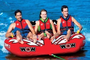 Vanuit Sharm: Parasailing, glazen boot, watersport en lunch