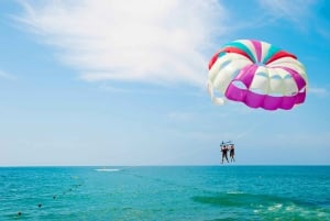 From Sharm: Parasailing, Glass Boat, Watersports, and Lunch