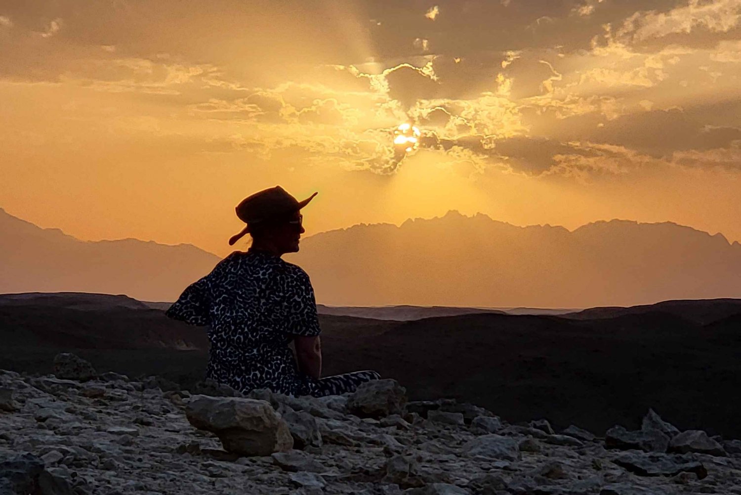 From Sharm: Private ATV Sunrise or Sunset & Bedouin Village