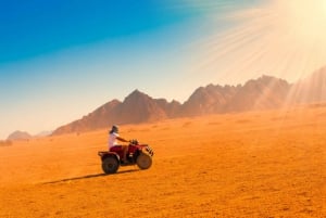 Da Sharm: Alba o tramonto in ATV privato e villaggio beduino