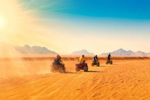 Fra Sharm: Privat ATV-soloppgang eller solnedgang og beduinlandsby